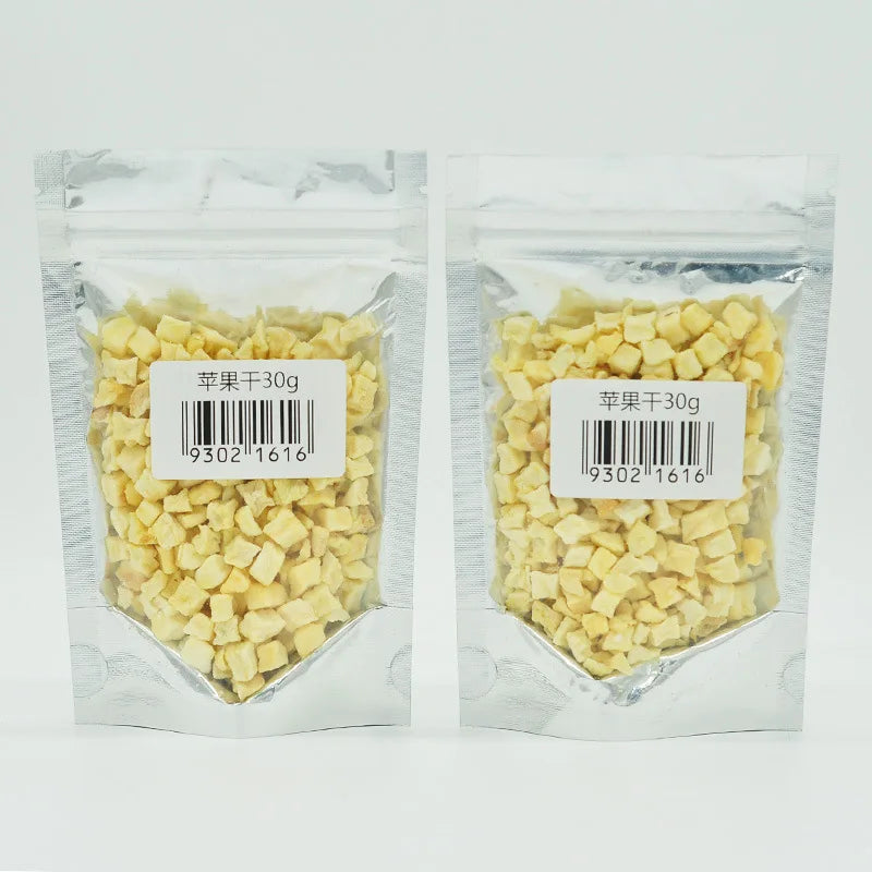 Dried apple 60g rabbit dried fruit snack hamster chinchilla guinea pig prevention constipation dehydrated dried apple