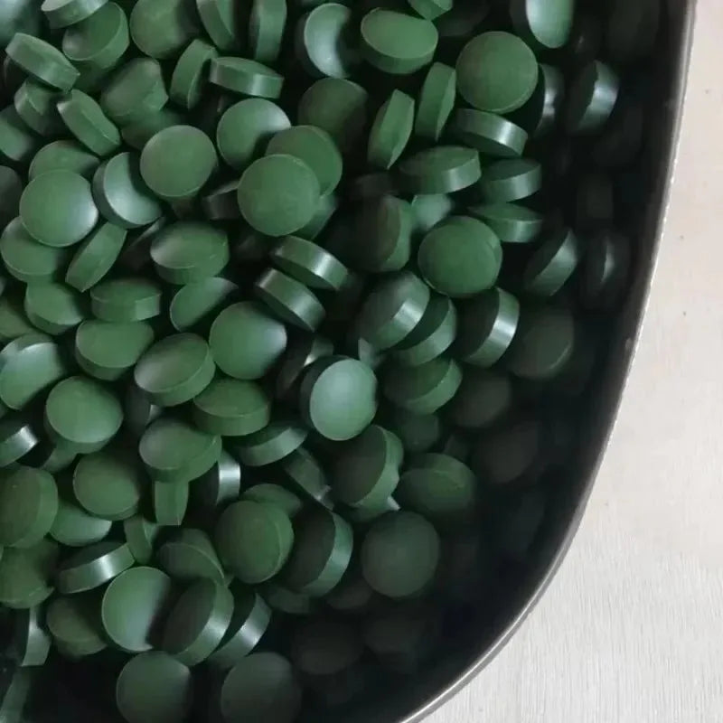 100-1000pcs High Purity Spirulina Tablets Spiral Seaweed Enrichment Favorite Pets Food Fish Crystal Red Shrimp Fish FoodAquarium