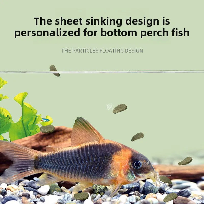 Maytra Bottom Feeder Fish Food - Sinking Pellets for Plecos, Catfish, Loaches & Algae Eaters (High Protein, Spirulina Formula)