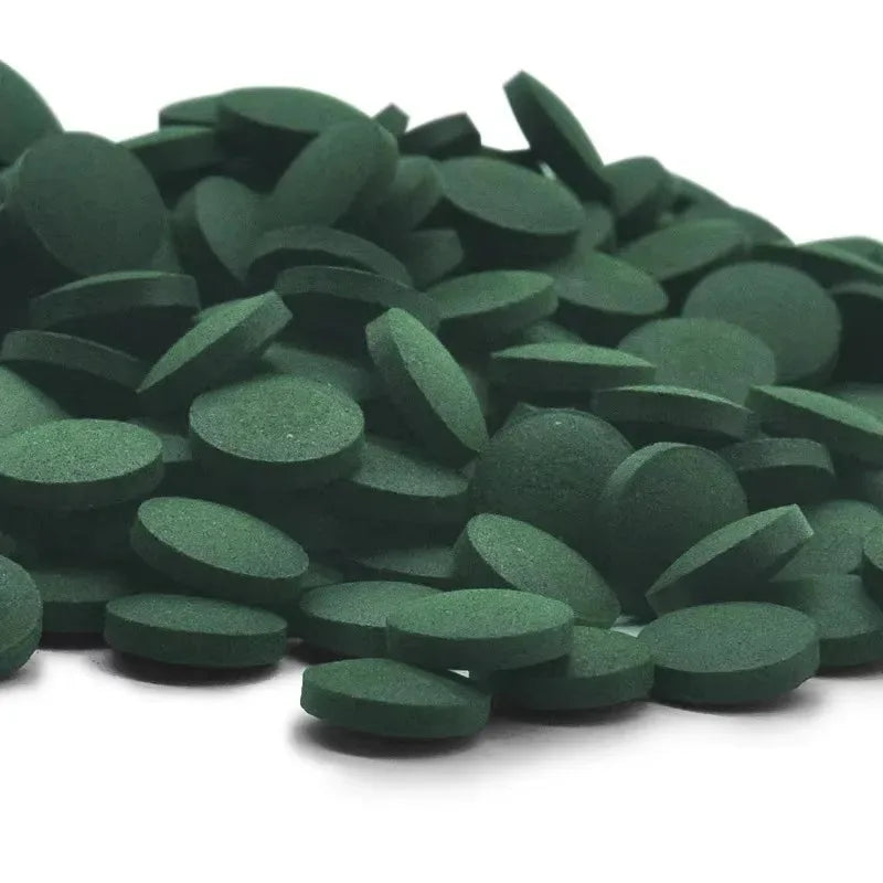 100-1000pcs High Purity Spirulina Tablets Spiral Seaweed Enrichment Favorite Pets Food Fish Crystal Red Shrimp Fish FoodAquarium