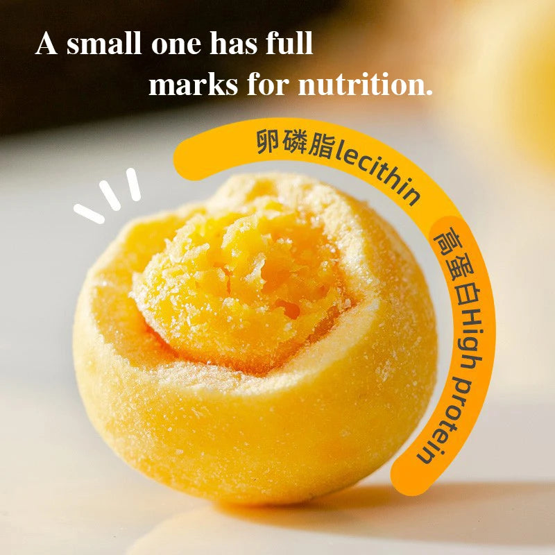 Genki series quail egg yellow freeze-dried cat snacks chicken kitten cat nutrition fattening hair gill canned pet cat