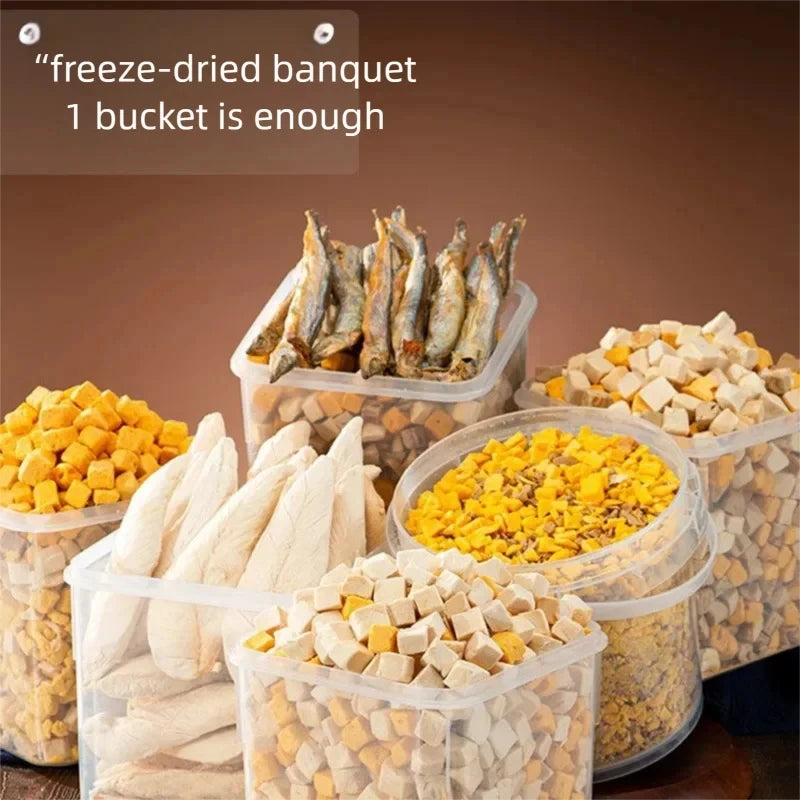 Nutritious Main-Meal Dog Food for Kittens And Adult Cats with Quail Egg Yolk Chicken Breast Dried Small Fish